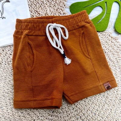 Conj. Regata Lion Have Fun e Bermuda - Off White e Ferrugem